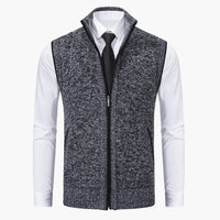 Oswin | Men's Zip-Up Sweater Vest