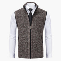 Oswin | Men's Zip-Up Sweater Vest