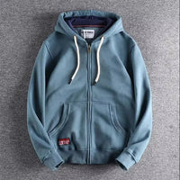 Ozren | Men's Full-Zip Hoodie with Kangaroo Pocket