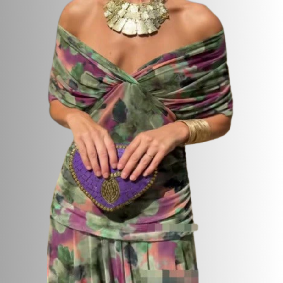 Palladine | Women's Off Shoulder Maxi Dress