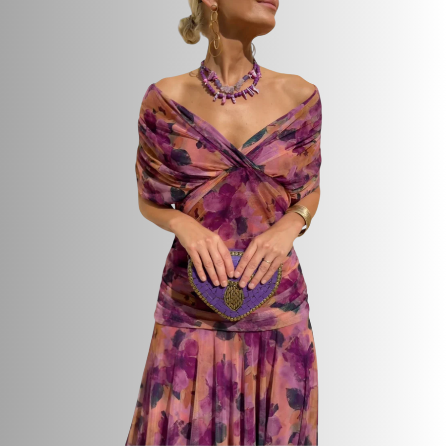 Palladine | Women's Off Shoulder Maxi Dress