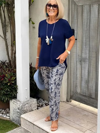 Paloma | Women's Two Piece Blouse Pants Set