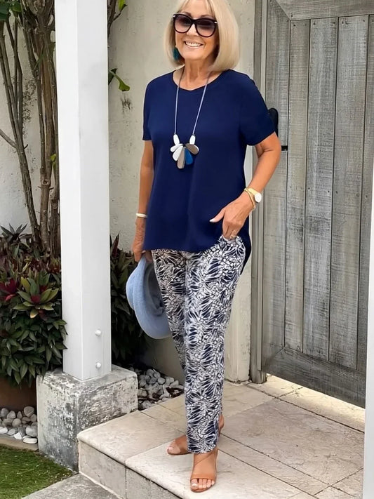 Paloma | Women's Two Piece Blouse Pants Set