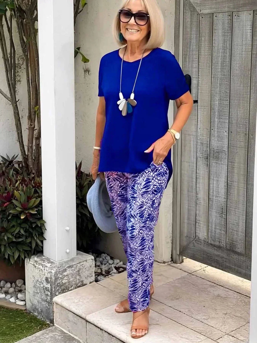 Paloma | Women's Two Piece Blouse Pants Set