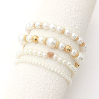 Blythe – Pearl Stacking Bracelet Set
