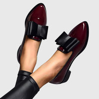 Penelope | Women's Pointed Toe Bow Loafers