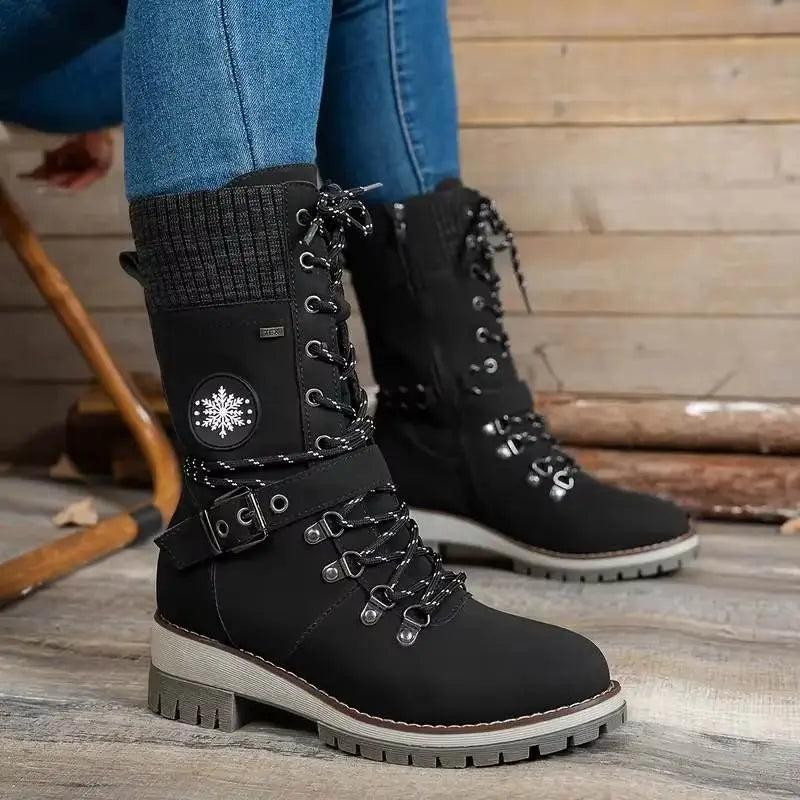 Persephone | Women's Lace-Up Combat Boots