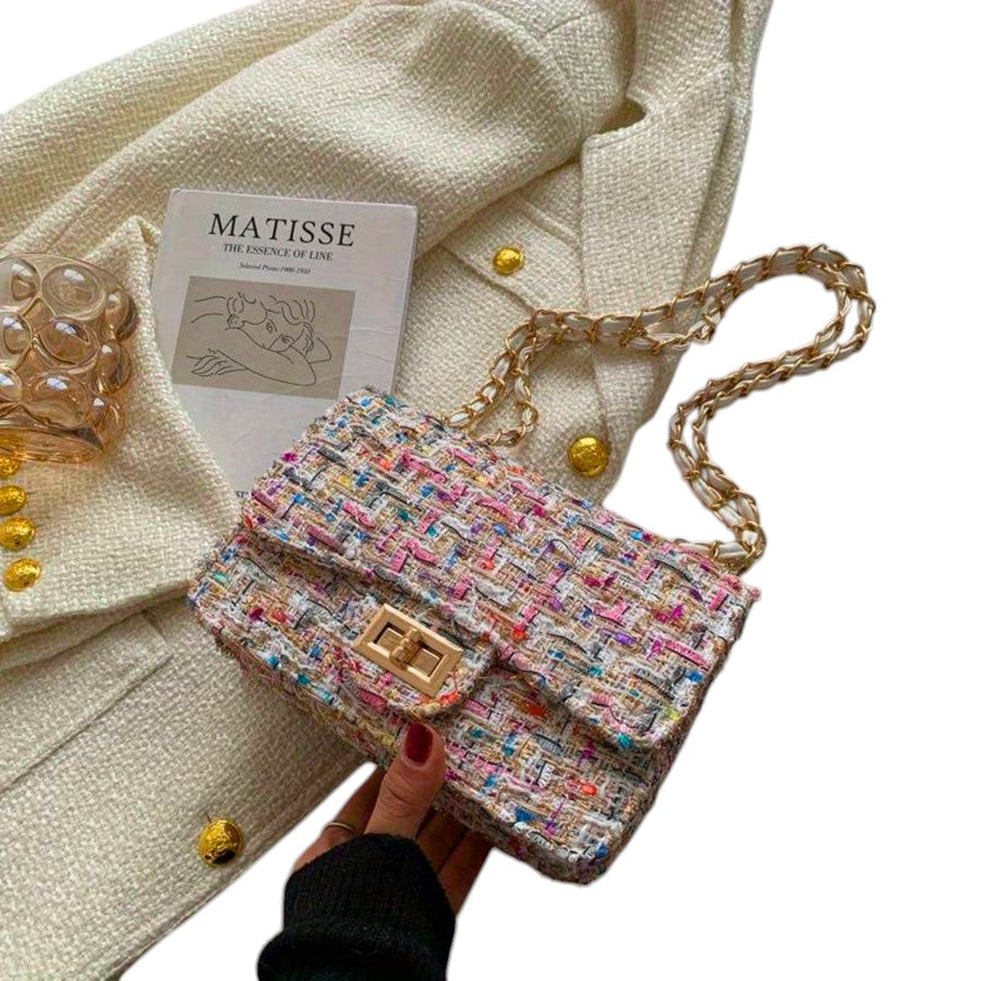 Persis | Women's Textured Chain Shoulder Bag