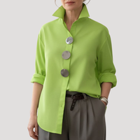 Petra | Women's Collared Relaxed Fit Button Down Shirt