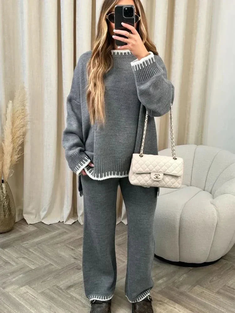 EMILY | COZY TWINSET Gray