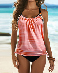 Thisbe - Tankini with Leopard Print
