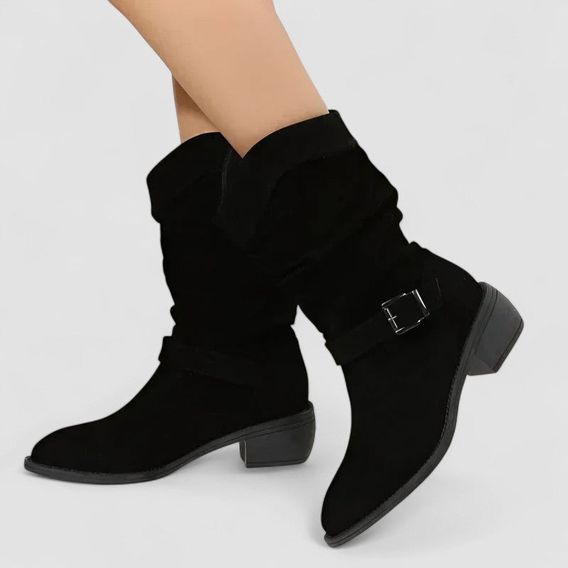 Eleanor | Supportive Orthopedic Boots Black