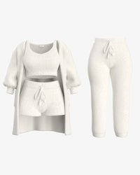 Tallulah – Bouclé Knit Pyjama Set