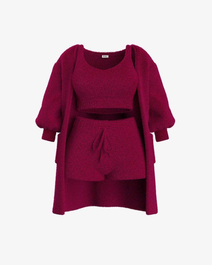 Tallulah – Bouclé Knit Pyjama Set