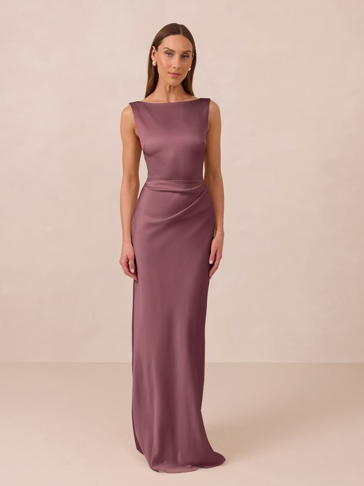 Plum Belgrave Dress
