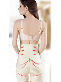 Olivia | Plus Size Shapewear High Waist Shorts Thigh Length Pink