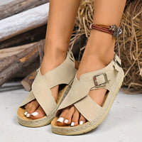 Priya | Women's Cross Strap Platform Sandal
