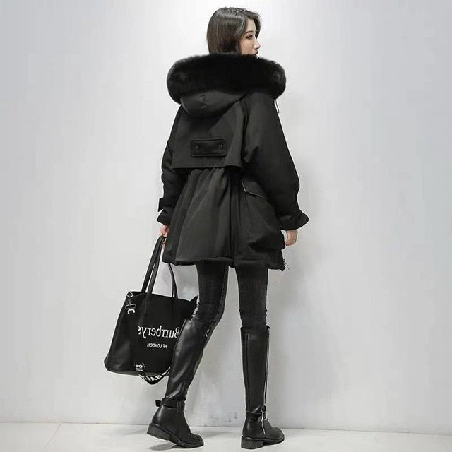 Arctic Elegance Thermal Down Jacket