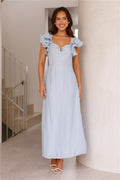 Provence De France Maxi Dress M Blue