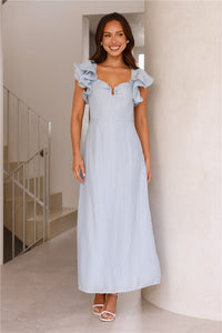Provence De France Maxi Dress M Blue