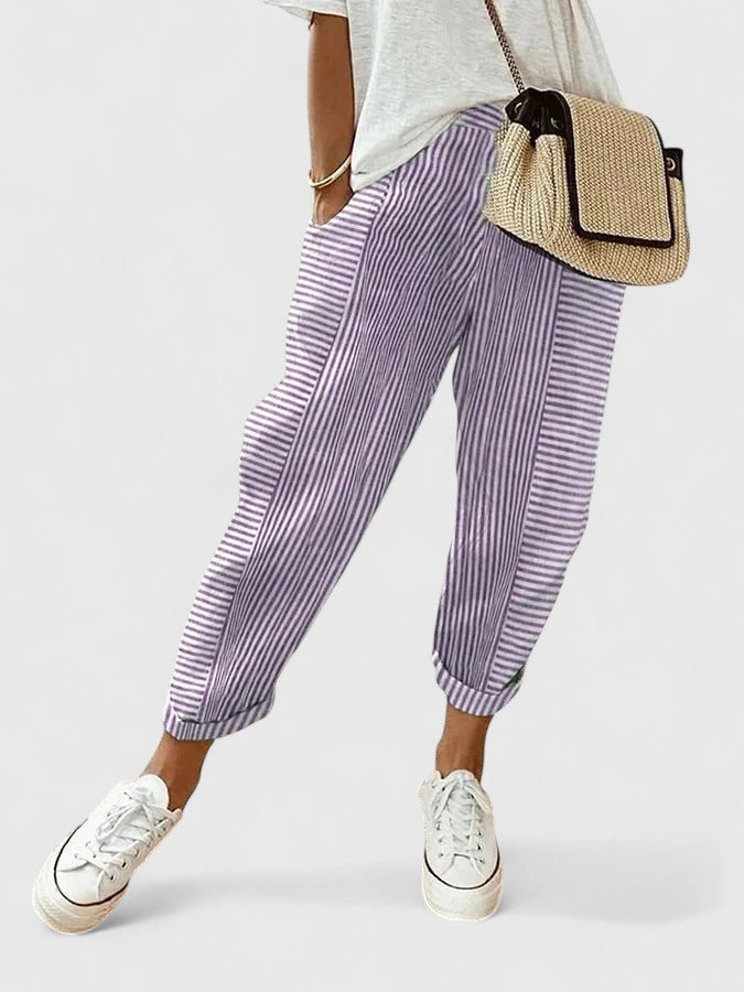 Elvira | Comfortable Pants Purple