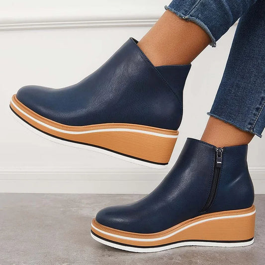 Quinn | Women's Wedge Ankle Boots