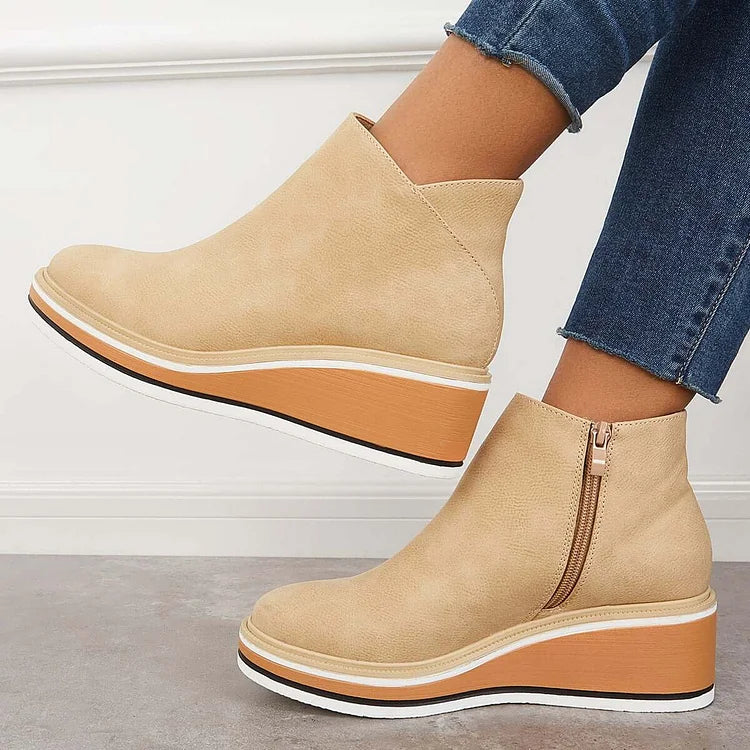 Quinn | Women's Wedge Ankle Boots