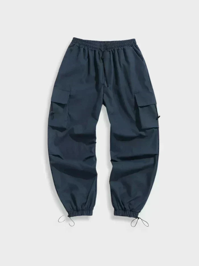 Raffin | Men's Wide Leg Cargo Pants Relaxed Fit