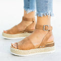 Raffine | Women's Espadrille Platform Sandal Ankle Strap