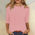 Ramona | Women's Crew Neck 3/4 Sleeve Top
