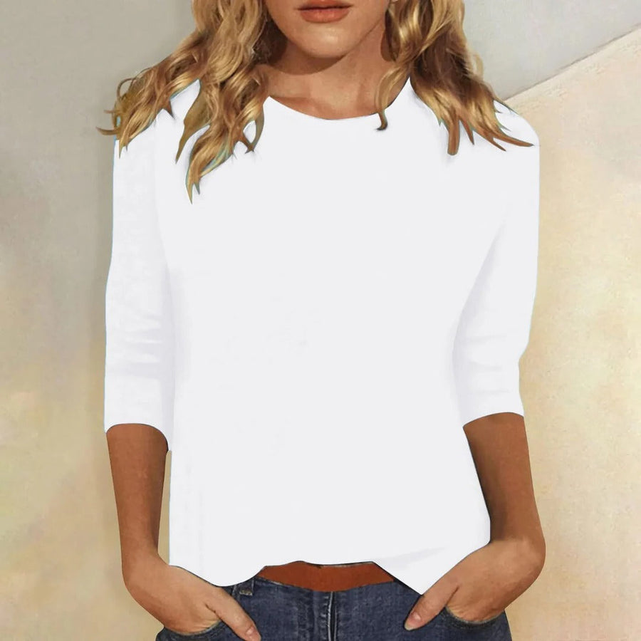 Ramona | Women's Crew Neck 3/4 Sleeve Top