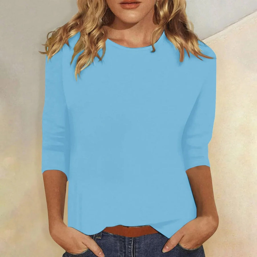 Ramona | Women's Crew Neck 3/4 Sleeve Top