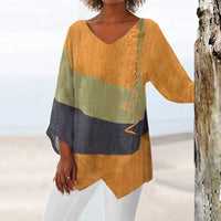 Raven | Women's V-Neck Asymmetrical Tunic