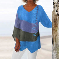 Raven | Women's V-Neck Asymmetrical Tunic