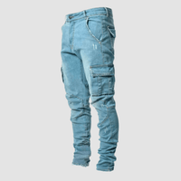Rocco | Men's Slim Fit Stacked Cargo Jeans