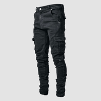 Rocco | Men's Slim Fit Stacked Cargo Jeans