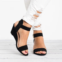 Romaine | Women's Open Toe Wedge Ankle Strap Sandals