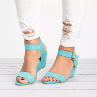 Romaine | Women's Open Toe Wedge Ankle Strap Sandals