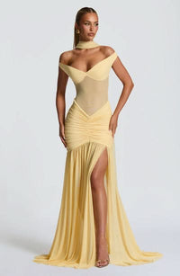 ALAIA | MAXI DRESS Yellow
