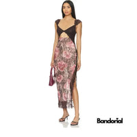 ALICE | MAXI SLIP DRESS Brown
