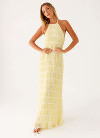 ALLY | MAXI DRESS Yellow
