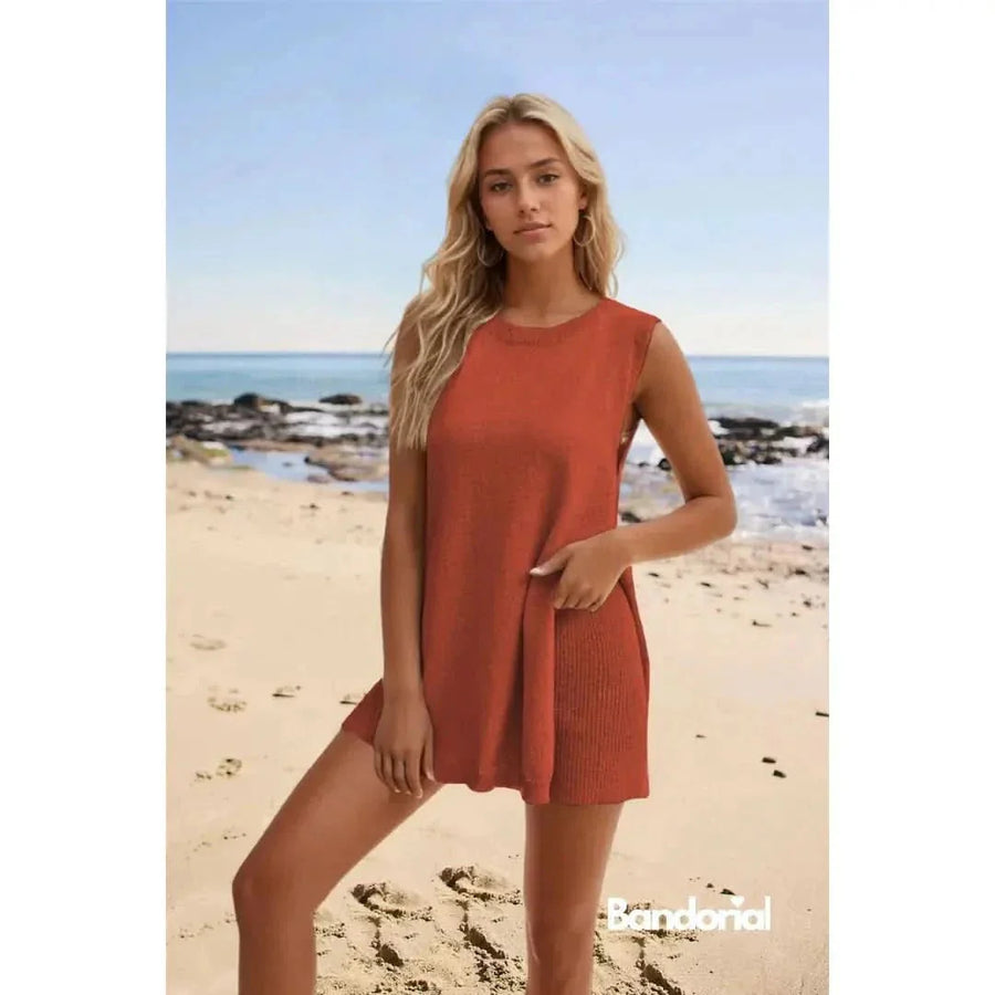 AMANDA | 2-PIECE SUMMER SET Red