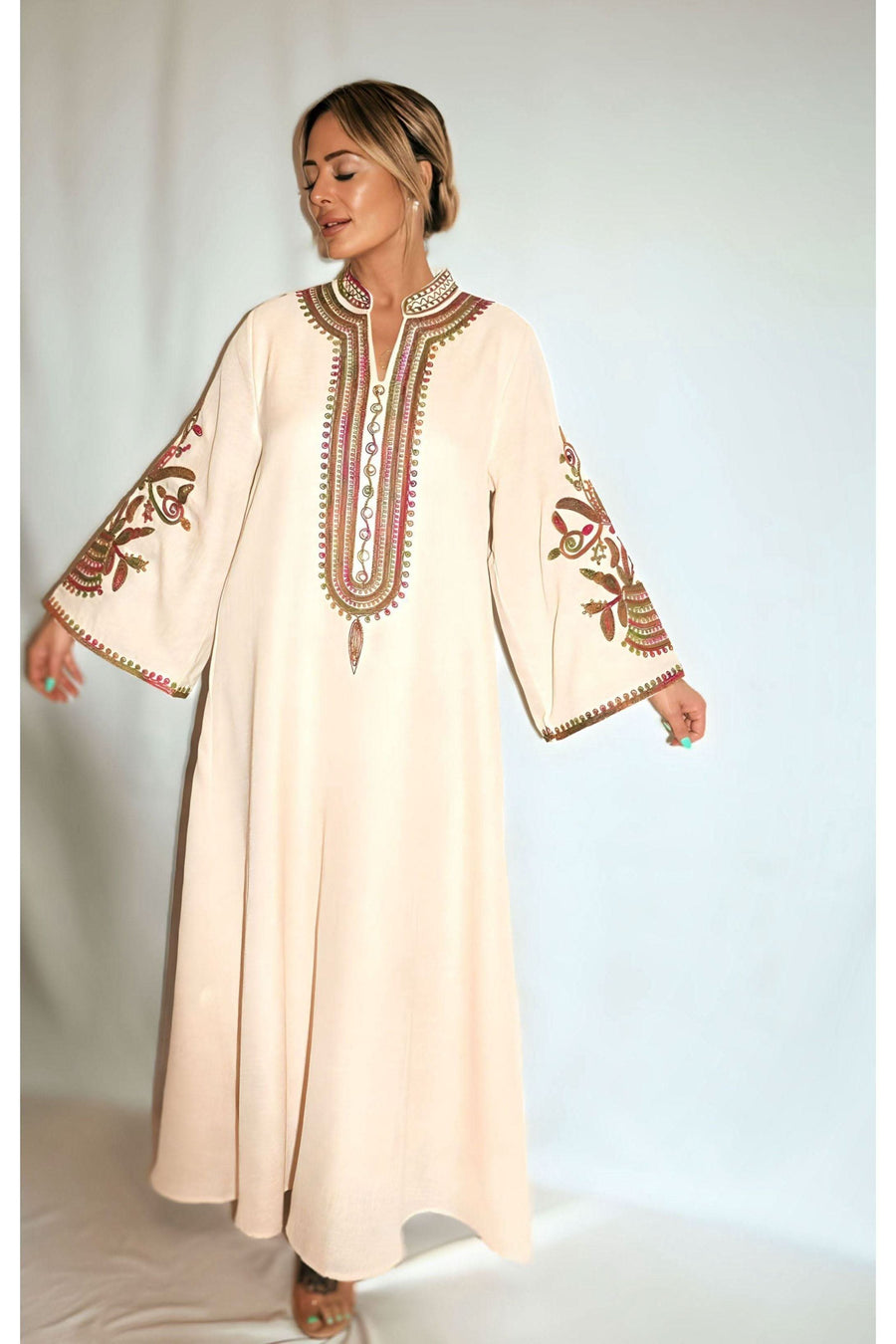 AMINA | MODERN KAFTAN Beige