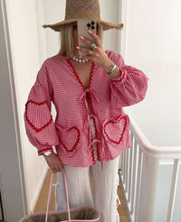 AMY | HEART TOP Red