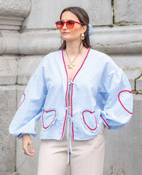 AMY | HEART TOP Blue
