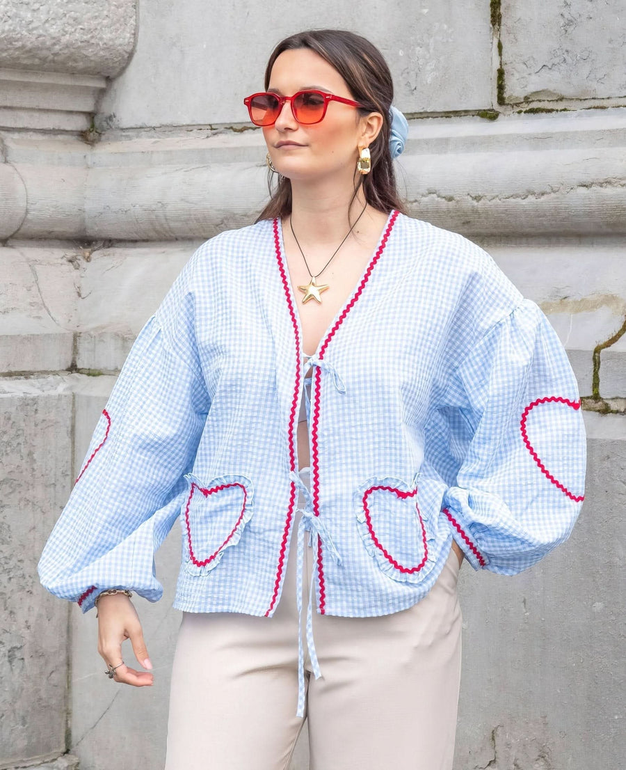AMY | HEART TOP Blue