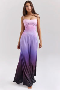 ANABELLA | LACE UP MAXI DRESS Purple