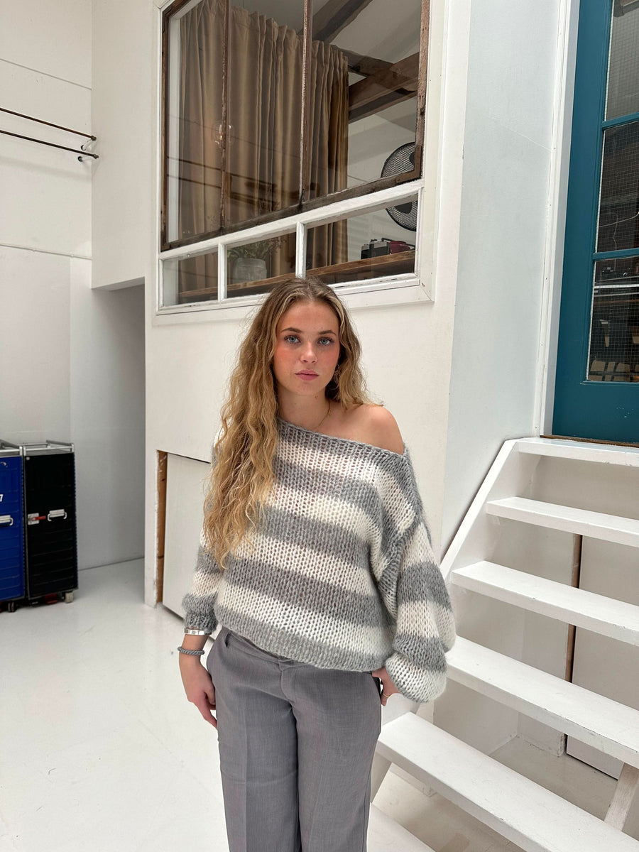 ANNA | OLYMPIA KNIT Gray