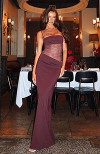 ARIENA | MAXI DRESS Burgundy