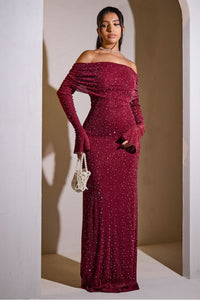 BRANNY | MAXI DRESS red